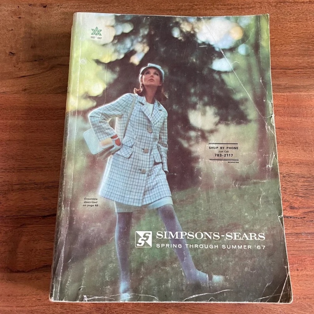 60s Simpsons-Sears Spring Summer 1967 Catalogue Advertising Vintage Rare Book